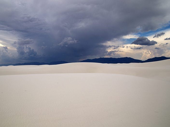 white sands